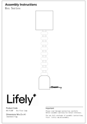 Lifely REX-FLAMP Assembly Instructions Manual