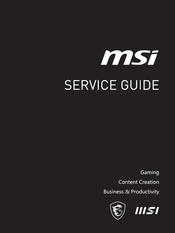 MSI MS-15A1 Service Manual