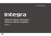 Integra DTM-7.4 Instruction Manual