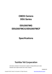 Toshiba teli DDU2607MCF Specifications