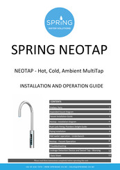 Spring NeoTap Installation And Operation Manual