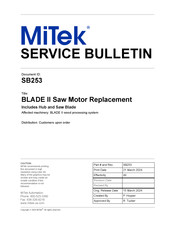 Mitek BLADE II Service Bulletin