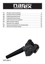 Narex CVF 230-3 Original Operating Manual