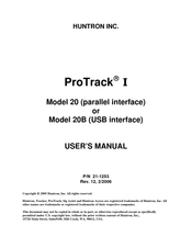 Huntron ProTrack I 20 User Manual