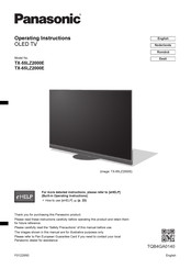 Panasonic TX-65LZ2000E Operating Instructions Manual