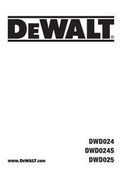 DeWalt DWD025 Original Instructions Manual