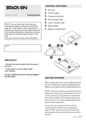 Stack-On PC-650-B Instructions Manual