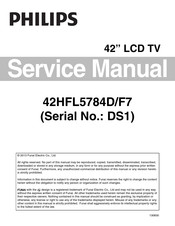 Philips 42HFL5784D/F7 Service Manual