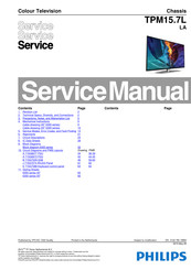 Philips 40PUG6300/78 Service Manual