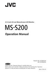 JVC MS-S200 Operation Manual