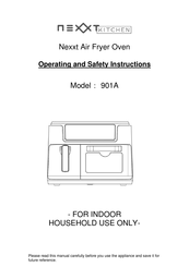 Nexxt 901A Operating And Safety Instructions Manual