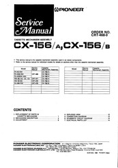 Pioneer CX-156 Service Manual