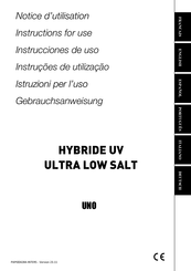 Pool Technologie UNO Instructions For Use Manual