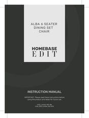 HOMEBASE EDIT ALBA 660938 Instruction Manual