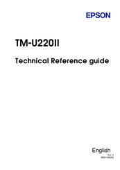 Epson TM-U220II Technical Reference Manual