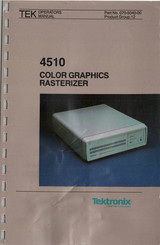 Tektronix 4510 Operator's Manual