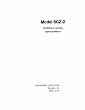 ZETACO SCZ-2 Technical Manual