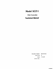 ZETACO SCZ-1 Technical Manual