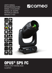 Cameo OPUS SP5 FC User Manual