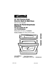 Kenmore 911.47719 Use & Care Manual