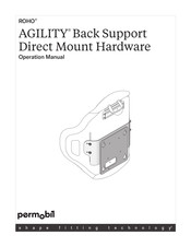 Permobil ROHO AGILITY Back Support Direct Mount Hardware Operation Manual