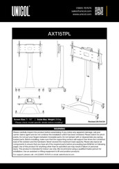 Unicol AXT15TPL Quick Start Manual