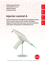 Dreve Injector control A Instructions For Use Manual