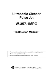 Honda Electronics W-357-1MPG Instruction Manual