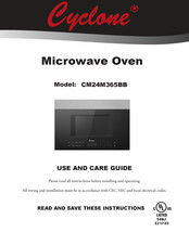 CyClone CM24M365BB Use And Care Manual