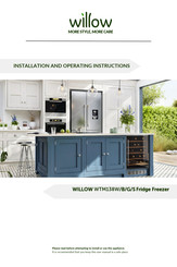 Willow WTM138W/B Installation And Operating Instructions Manual