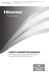 Hisense RR198D4ABE User's Operation Manual