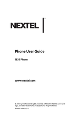 Nextel H98XAH6JR5AN User Manual