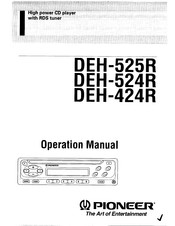 Pioneer DEH-524R Operation Manual