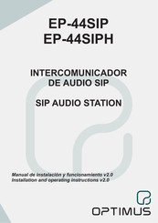 Optimus EP-44SIP Manual