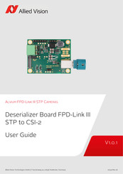 Allied Vision FPD-Link III STP User Manual
