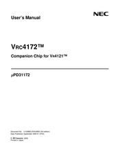 NEC VRC4172 mPD31172 User Manual