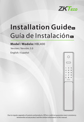 ZKTeco HBL400 Installation Manual