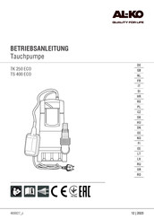 AL-KO TK 250 ECO Translation Of The Original Instructions For Use