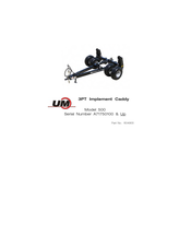 um 3PT Implement Caddy Manual