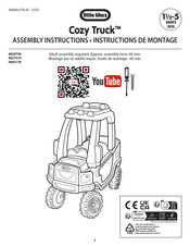 Little Tikes Cozy Truck 620744 Assembly Instructions Manual