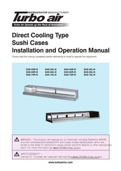 Turbo Air SAK-50L-N Installation And Operation Manual