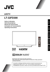 JVC LT-32FD300 Operating Instructions Manual