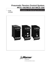Altra Industrial Motion Warner Electric MCS-208 Installation & Operating Instructions Manual