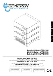 GENERGY LFP5120WH Instructions For Use Manual