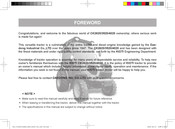 Daedong CK2620CHSEB Manual