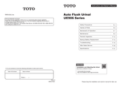 Toto UE906UVG Instructions And Owner's Manual