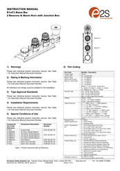 E2S D1xC3 Instruction Manual