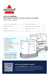 Bissell LITTLE GREEN 3860 Series Manual