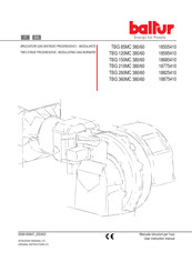 baltur TBG 210MC 380/60 User Instruction Manual