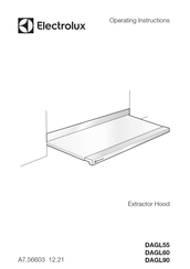 Electrolux DAGL90 Operating Instructions Manual